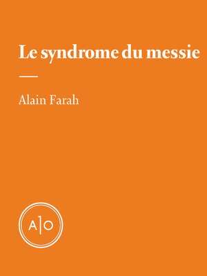 cover image of Le syndrome du messie